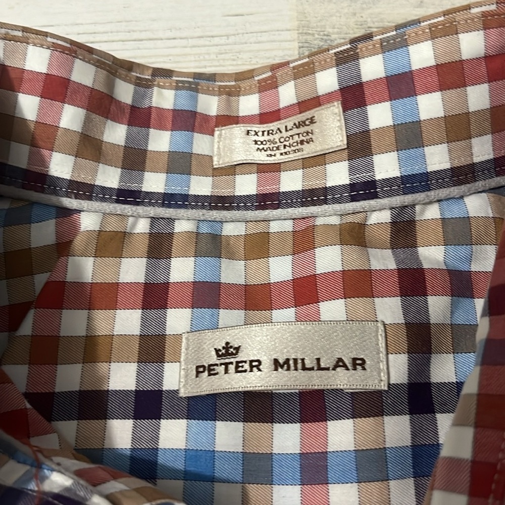 Peter Millar Button Down Size XL - Picture 4 of 7